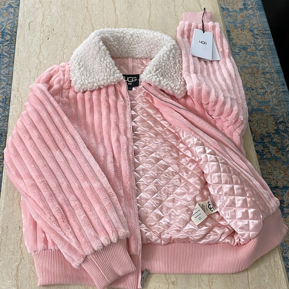 NWT UGG Viviana Bomber Jacket Cord. - Picture 11 of 15